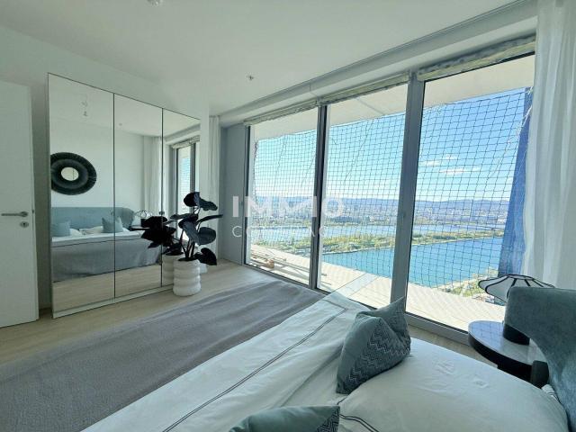 43. Etage Signature Skyline Supreme – Süd Eckresidenz 3 Zimmer, Freifläche und mit Panorama über Wien und Donau