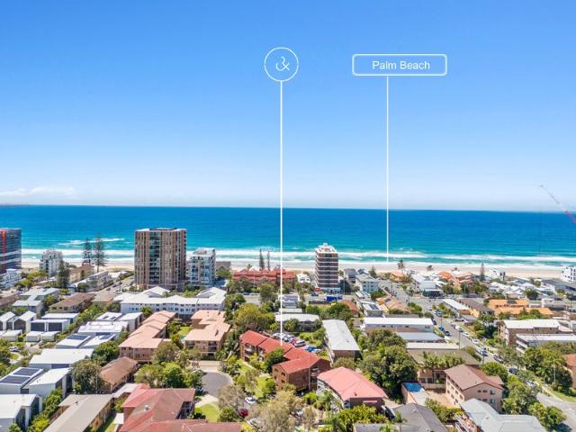400m to Palm Beach from this Top Floor Apartment