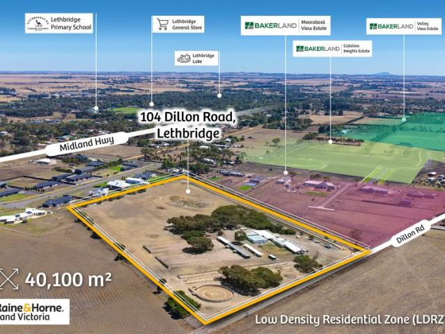 40,100 m²* Developement Site With Subdivision Possible Into 9 10 Lots In Lethbridge STCA Upto 4 Years Settlement Available