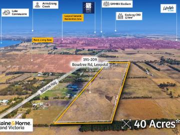 40 ACRES LIFESTYLE INVESTMENT PROPERTY BELLARINE PENINSULA UPTO 4 YEARS SETTLEMENT AVAILABLE