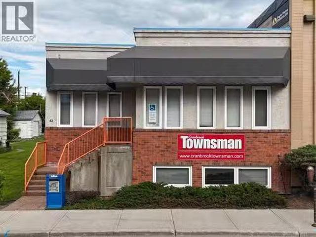 42 12Th Avenue S, Cranbrook, BC, V1C 2R7 commercial for sale.