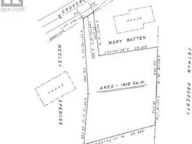 47 Cross Road, Bay Roberts, NL, A0A 1G0 vacant land for sale.