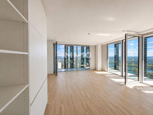 47. Etage mit 38qm Loggia: DC2 Tower: 3 Zimmer mit Skylineblick