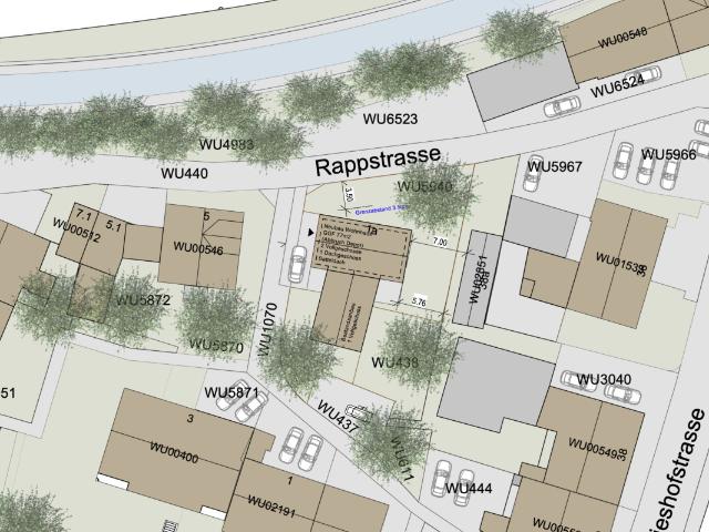 446 m2 Bauland mit Abbruchobjekt an toller Lage in Winterthur Wülflingen