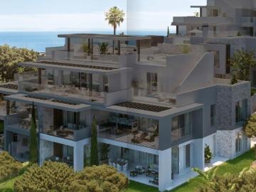 44 residencias de lujo con vista al mar. Limitando con una r. 269m² Puerto de Ojen