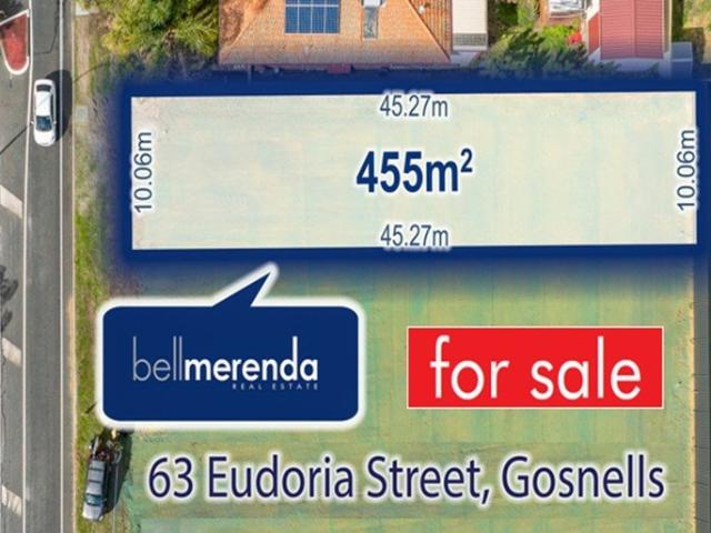 455m2 of VACANT STREET FRONT LAND IN GOSNELLS! Titles AVAILABLE!