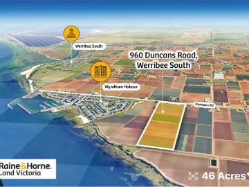 46 Acres of Prime Werribee South Land with Water Rights, Views, Coastal Proximity Long Term Settlement Upto 7 Years