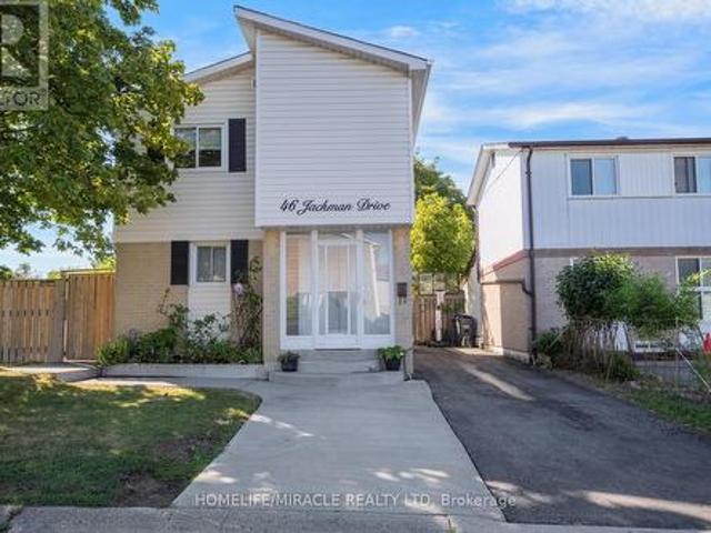 46 Jackman Drive, Brampton, ON, L6S 2L9 house for sale | Listing ID W13672 | Royal LePage