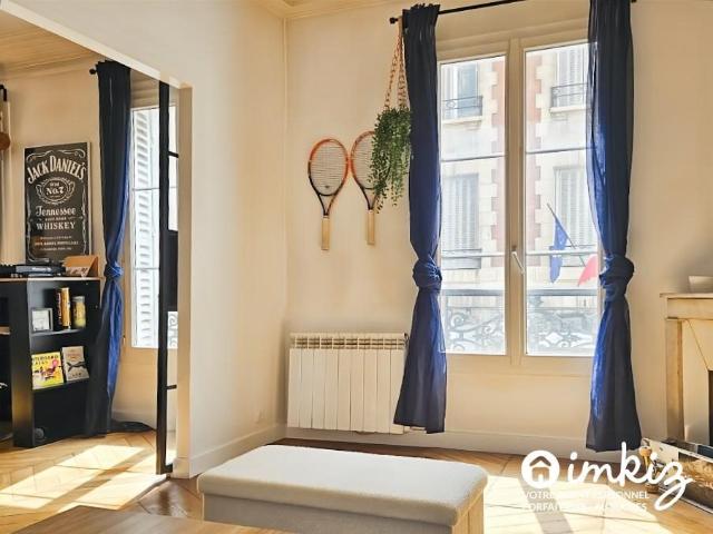 46m² Coup de coeur charme, cachet, fonctionnalité 46m² Paris 17ème