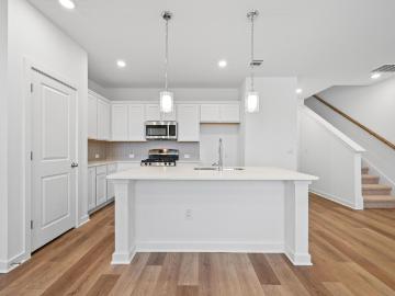 Buda city, Hays County, Texas, USA - Equipped kitchen