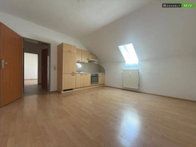 49,30 m² kleine Mietwohnung in Spielberg Küche möbliert