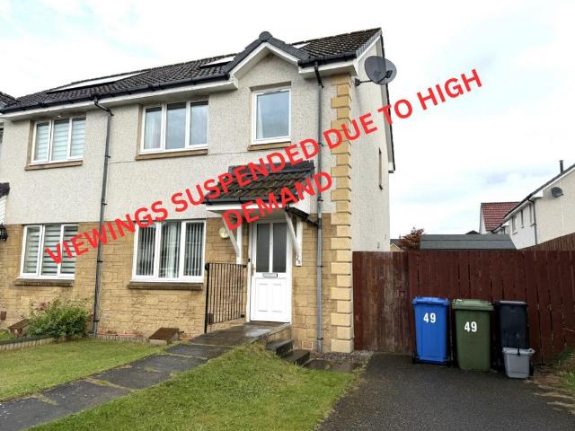 49 Culduthel Mains Avenue, Inverness. 3 bed semi detached house to rent £1,100 pcm £254 pw