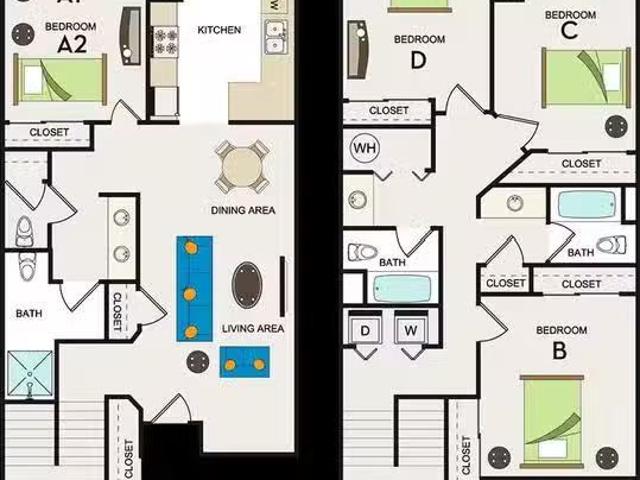 4 Bed 3.5 Bath