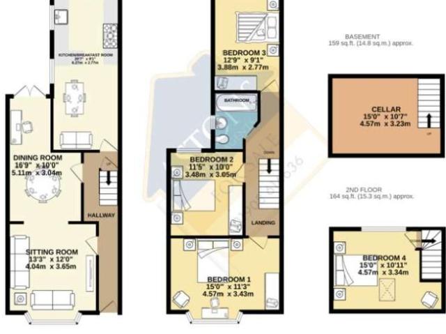4 bed house for sale