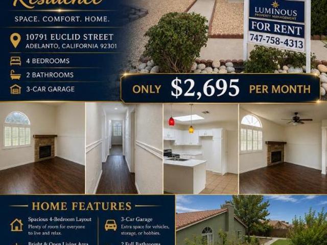 4 bedroom, Adelanto CA 92301 106219604