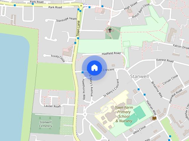 4 bedroom flat for rent in Staines upon Thames