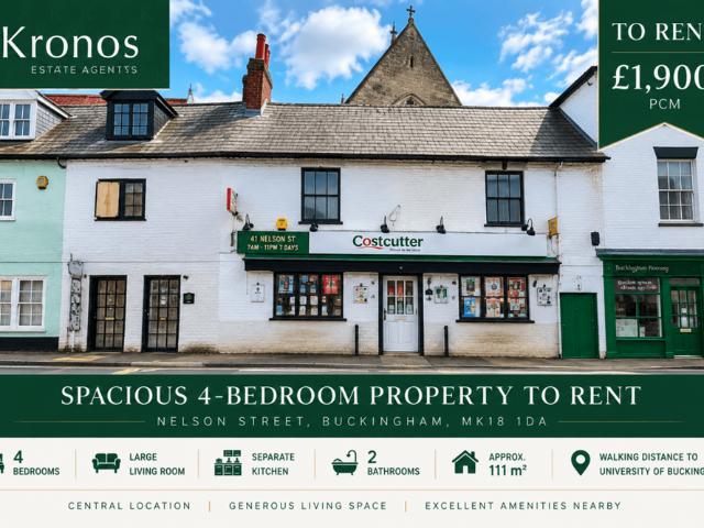 4 bedroom maisonette to rent