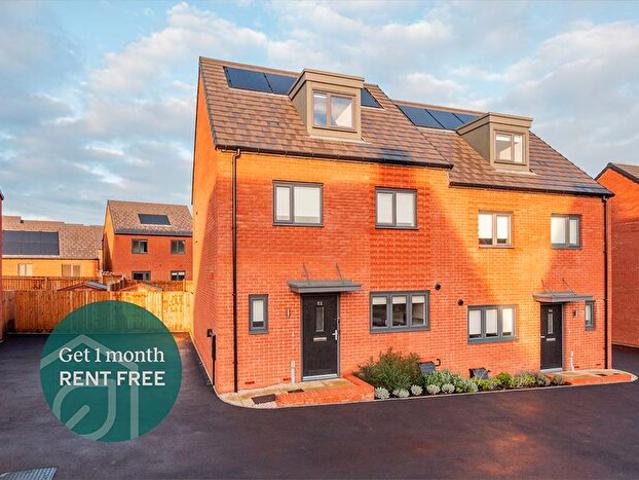 4 Bedroom Semi Detached House To Rent In Leaf Living At Western Gate, Northampton, Un, NN7