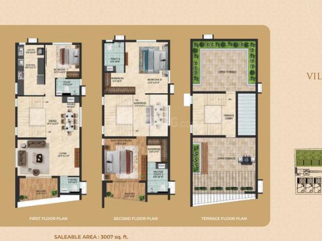 4 BHK Villa in Manikandan Nagar for resale Chennai. The reference number is 18851486