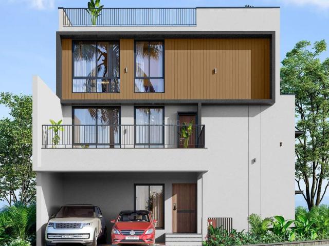 4 BHK Villa in Navalur for resale Chennai. The reference number is 20777457