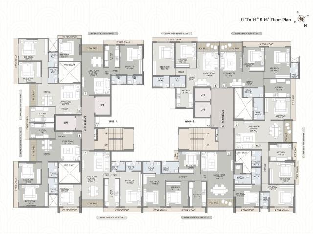 4 BHK Apartment in Chembur for resale Mumbai. The reference number is 20351144