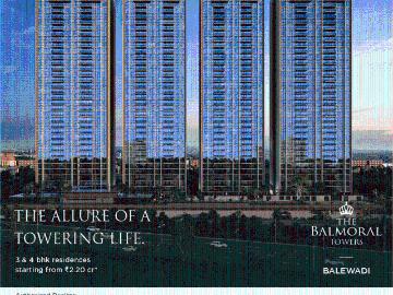 4 BHK Apartment in Balewadi for resale Pune. The reference number is 20542839