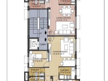 4 BHK Apartment in Ballygunge for resale Kolkata. The reference number is 19662374