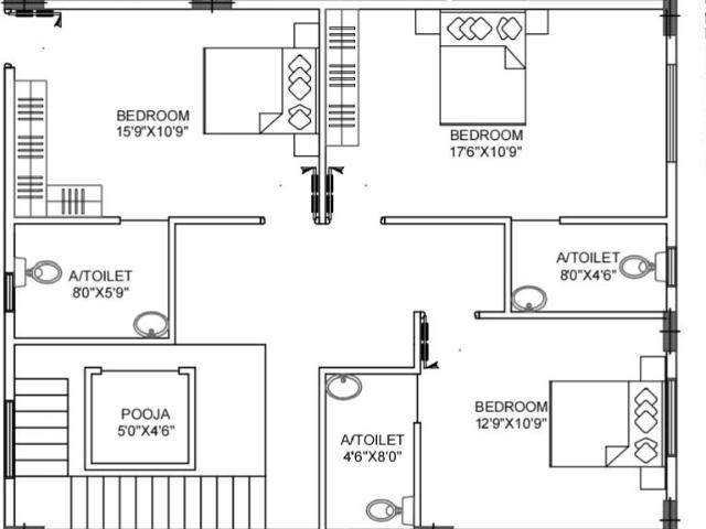 4 BHK Apartment in Banashankari for resale Bengaluru. The reference number is 21120640