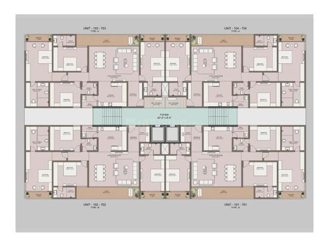 4 BHK Apartment in Bicholi Hapsi for resale Indore. The reference number is 21032590