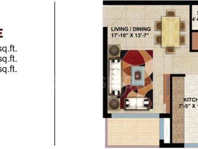 4 BHK Apartment in Gomti Nagar Extension for resale Lucknow. The reference number is 21288229