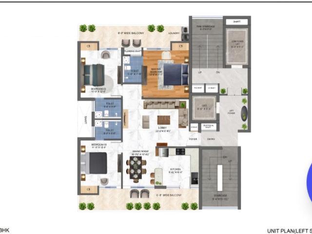 4 BHK Apartment in Dhakoli for resale Zirakpur. The reference number is 15228550