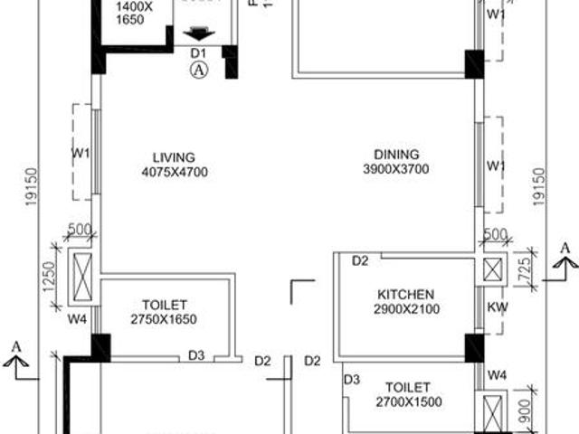 4 BHK Apartment in Kalighat for resale Kolkata. The reference number is 20610189