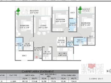 4 BHK Apartment in Mohammed Wadi for resale Pune. The reference number is 19587998