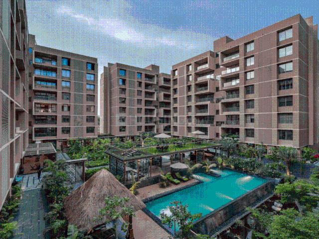 4 BHK Apartment in Sargasan for resale Gandhinagar. The reference number is 17833376