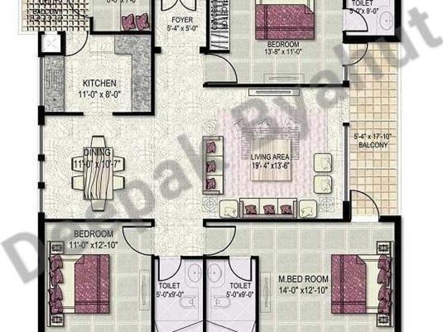4 BHK Apartment in Sector 133 for resale Noida. The reference number is 20544481