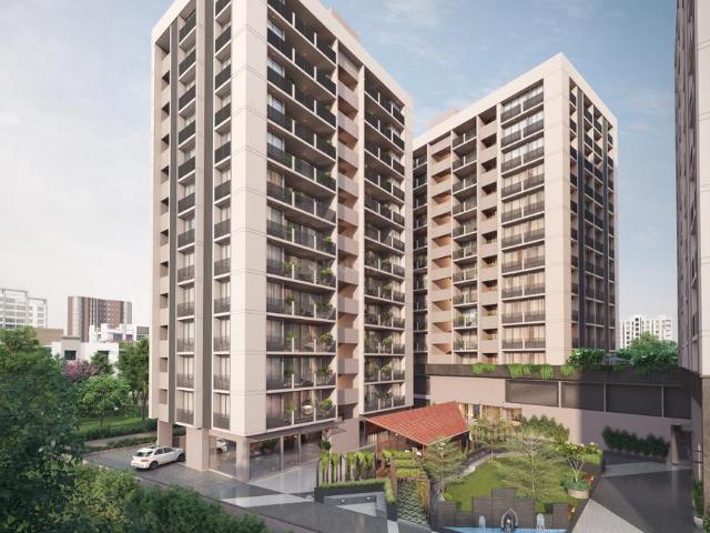 4 BHK Apartment in Vesu for resale Surat. The reference number is 19410487