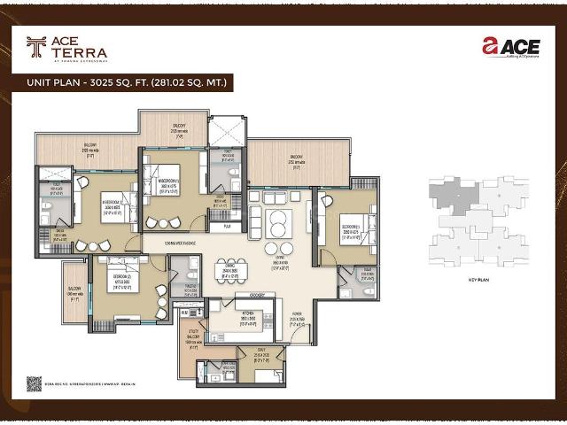 4 BHK Apartment in Yeida for resale Greater Noida. The reference number is 20828438