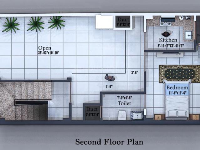 4 BHK Duplex in Pandeypur for resale Varanasi. The reference number is 20003556