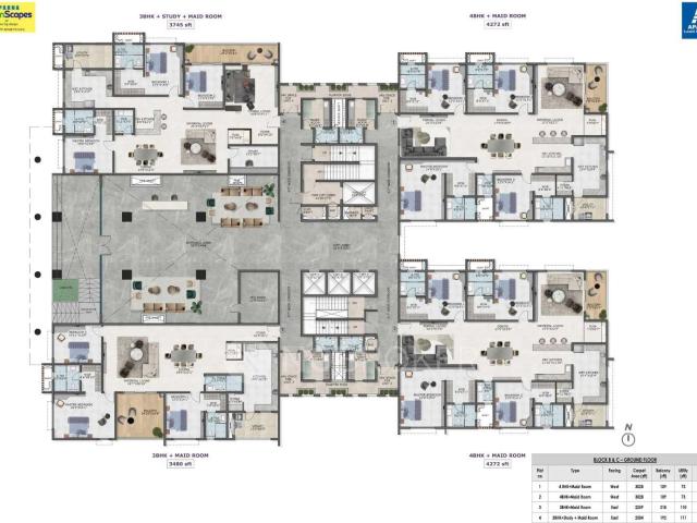 4+ BHK Flat In Aparna Greenscapes For Sale In Kompally