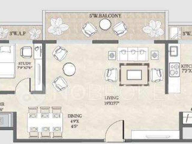 4 BHK Flat In Cosmos Serenity For Sale In Virar West