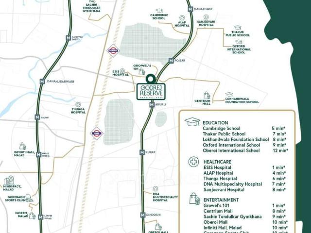 4 BHK Flat In Godrej Reserve Mumbai For Sale In Kandivali East