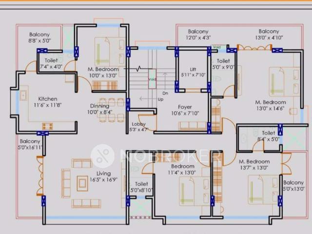 4 BHK Flat In Wee Millennium For Sale In Pimple Saudagar