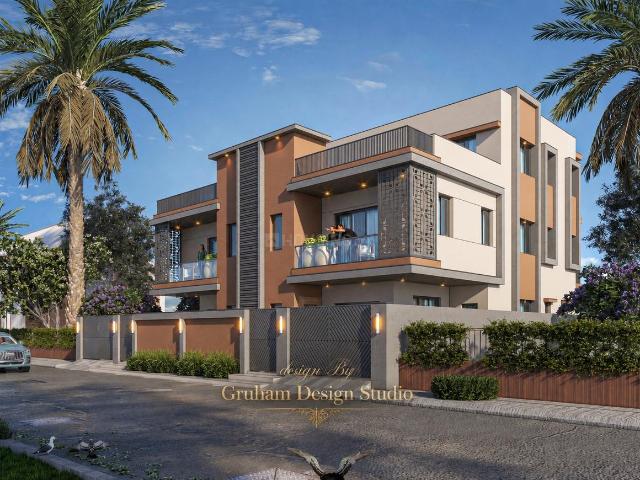 4 BHK Independent House in South Bopal for resale Ahmedabad. The reference number is 20624185