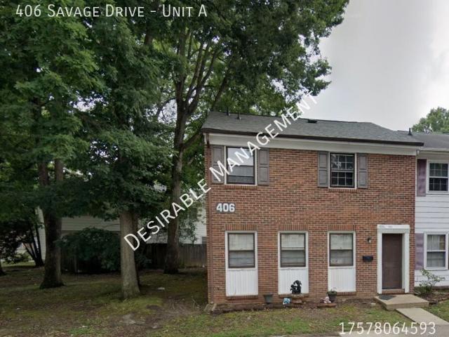 4 BR, 1.5 BA Apartment 406 Savage Drive, Newport News, VA 23602
