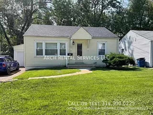 4 BR, 1.5 BA Apartment 66 Reasor Dr, St Louis, MO 63135