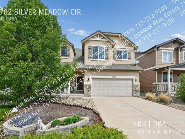 4 BR, 2.5 BA Apartment 1702 SILVER MEADOW CIR, COLORADO SPRINGS, CO 80951