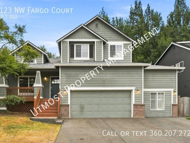 4 BR, 2.5 BA Apartment 2123 NW Fargo Court, Camas, WA 98607