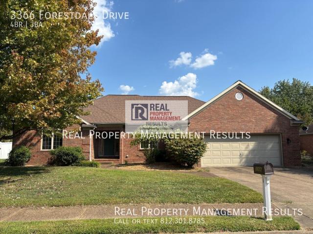 4 BR, 2.5 BA Apartment 3366 Forestdale Drive, Newburgh, IN 47630