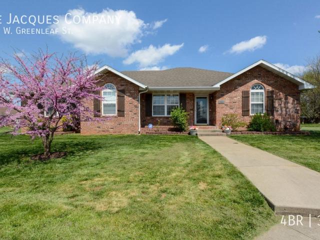 4 BR, 2.5 BA Apartment 3756 W. Greenleaf St Springfield, MO 65807