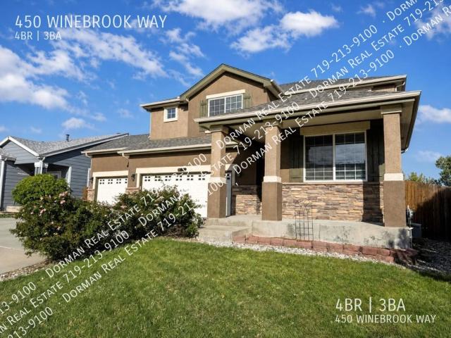 4 BR, 2.5 BA Apartment 450 WINEBROOK WAY, FOUNTAIN, CO 80817